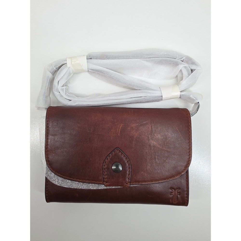 Frye Melissa Wallet Crossbody Cognac Leather Bag DB354 34DB354-COG